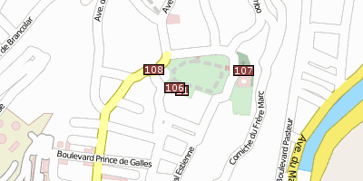 Stadtplan Musée Matisse 