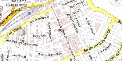 Notre-Dame de Nice Stadtplan