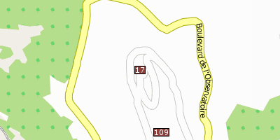 Observatoire de Nice Nizza Stadtplan